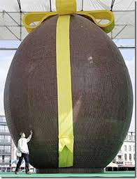 The tallest chocolate Easter egg ever was made in Italy in 2011 ...